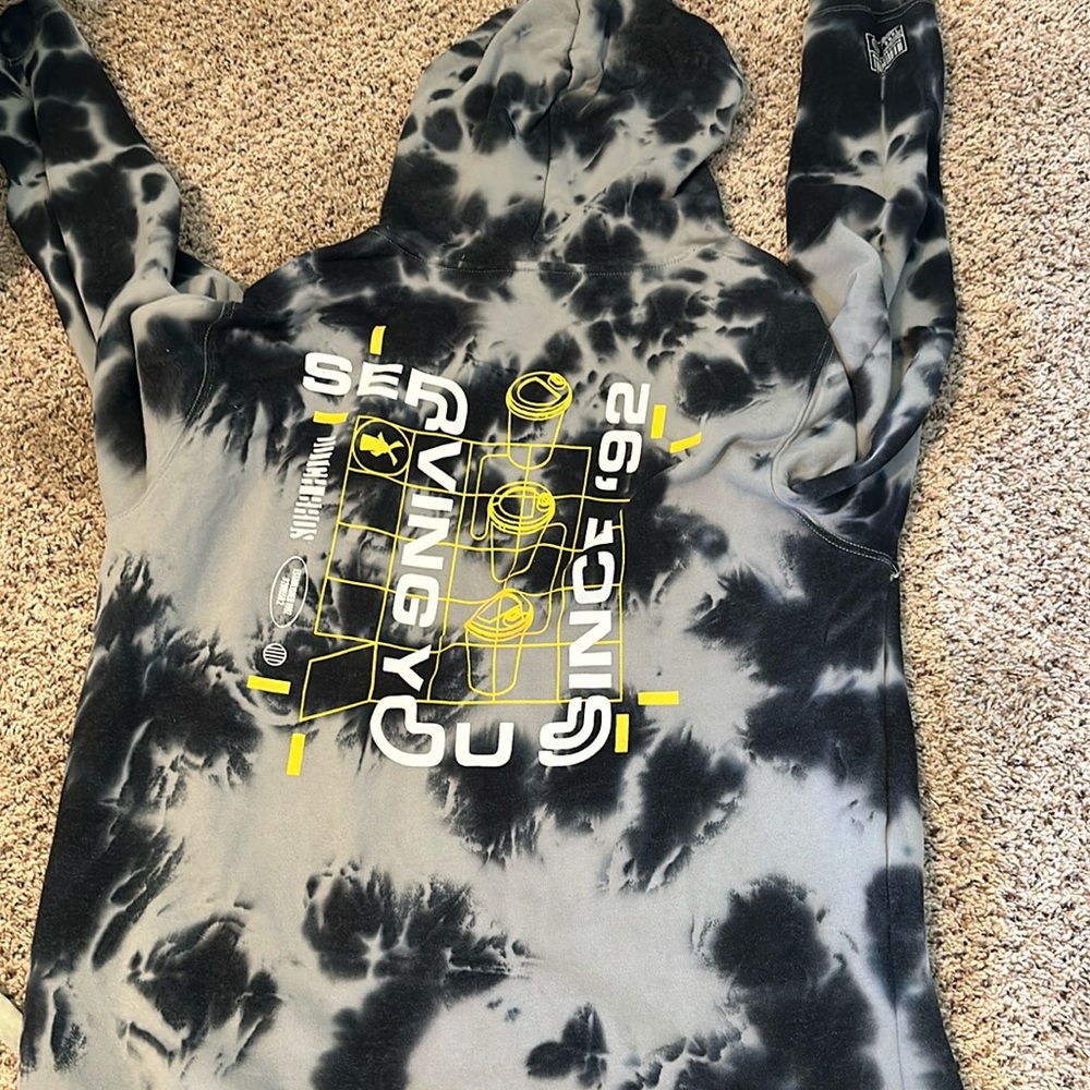 Tye dye Dutch Bros hoodie